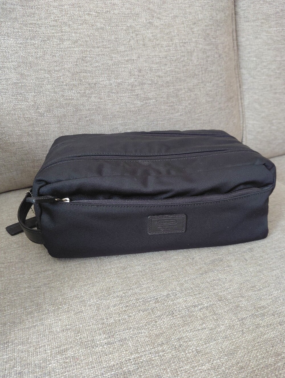 Coach Black Travel Toiletry Bag